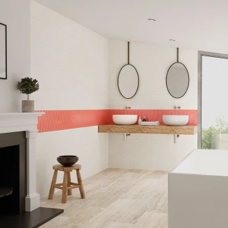 Veggflis <strong>Berryroad Wall</strong>  Hvit Matt 30x90 cm